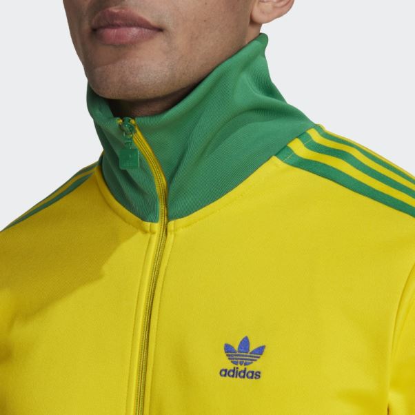 Beckenbauer Veste De Survêtement Adidas Jaune