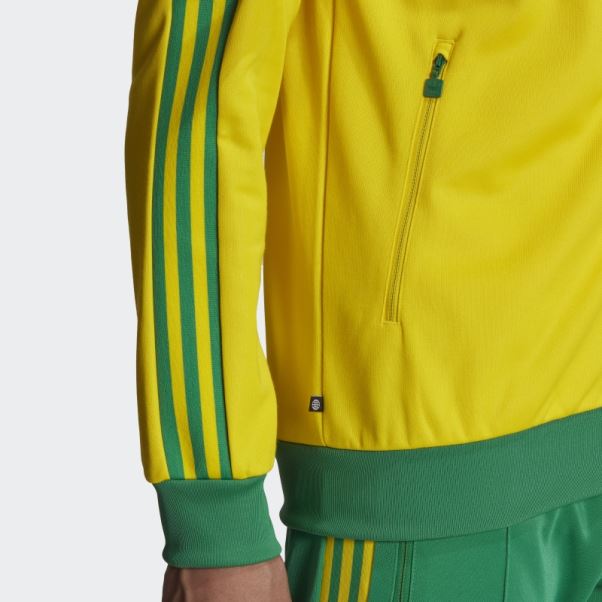 Veste De Survêtement Adidas Beckenbauer Jaune