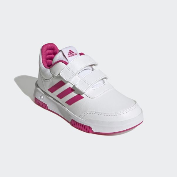 Chaussures Adidas Tensaur Scratch Blanches
