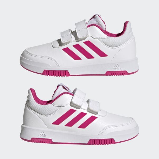 Chaussures Adidas Tensaur Scratch Blanches