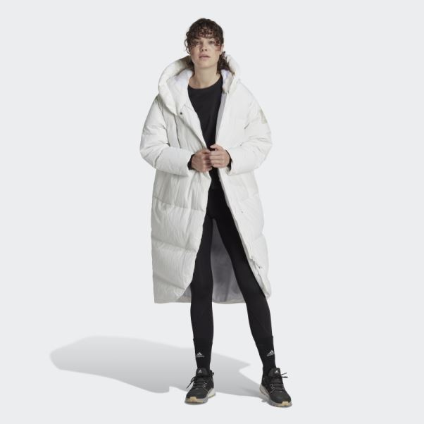 Doudoune Adidas Big Baffle Blanche