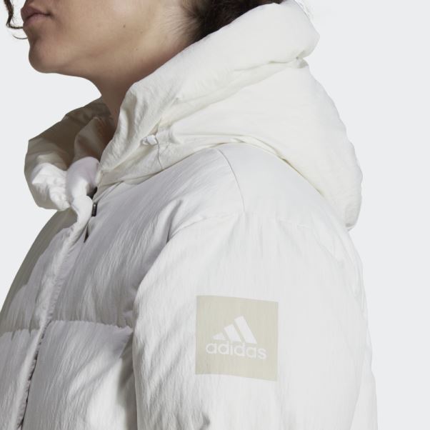 Doudoune Adidas Big Baffle Blanche