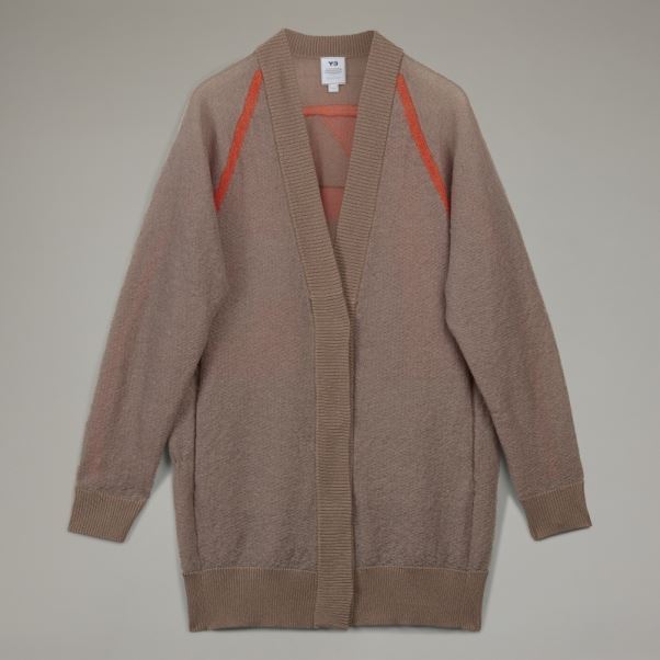Adidas Y-3 Cardigan Classique En Maille Transparente
