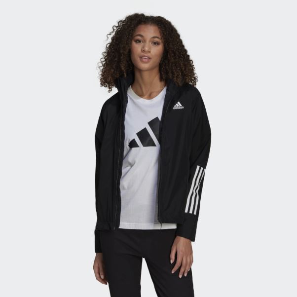 Mode Adidas Bsc 3-stripes Rain.rdy Veste Noir