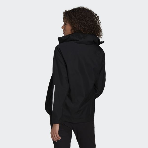 Mode Adidas Bsc 3-stripes Rain.rdy Veste Noir