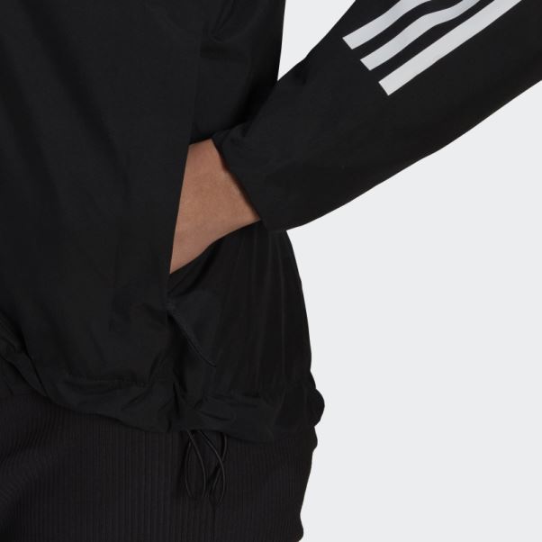 Mode Adidas Bsc 3-stripes Rain.rdy Veste Noir