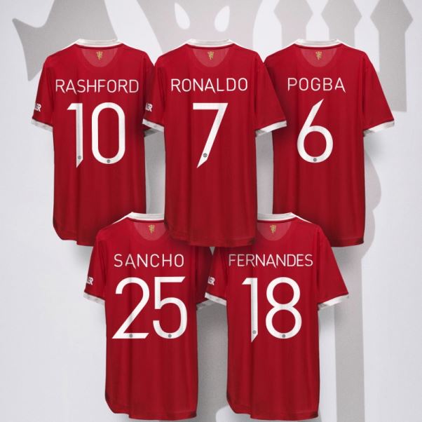Maillot Manchester United 21/22 Domicile Authentique Adidas Real Rouge