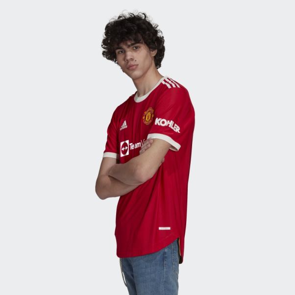 Maillot Manchester United 21/22 Domicile Authentique Adidas Real Rouge