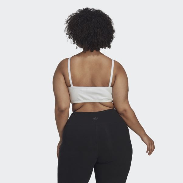 Brassière Blanche Adidas Adicolor Classics (grande Taille)