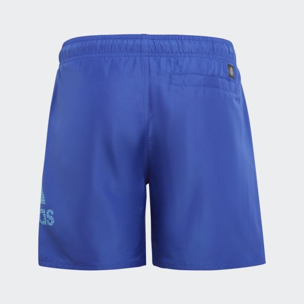 Short De Bain Logo Clx Bleu Adidas
