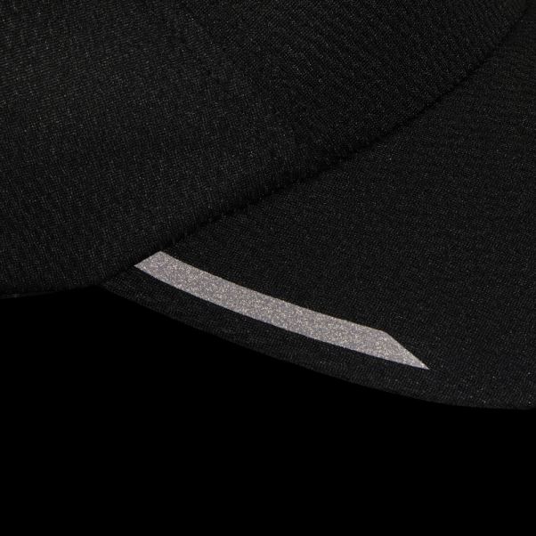Casquette Adidas Running Aeroready Quadri-panneau Noir