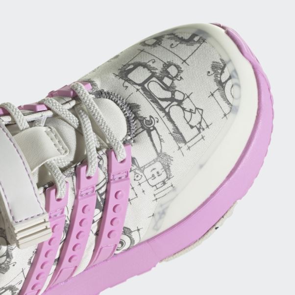 Chaussures Adidas X Lego Racer Tr Blanc Chaud