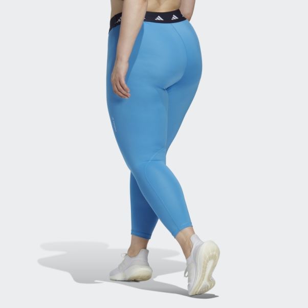 Adidas Techfit 7/8 Legging (grande Taille) Bleu