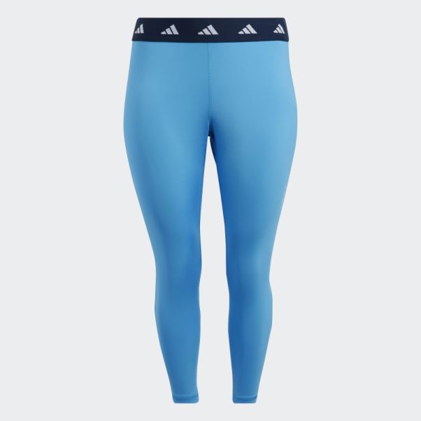 Adidas Techfit 7/8 Legging (grande Taille) Bleu