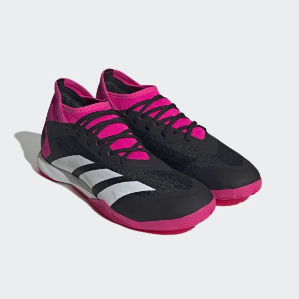 Adidas Predator Precision.3 Chaussures De Foot En Salle Roses