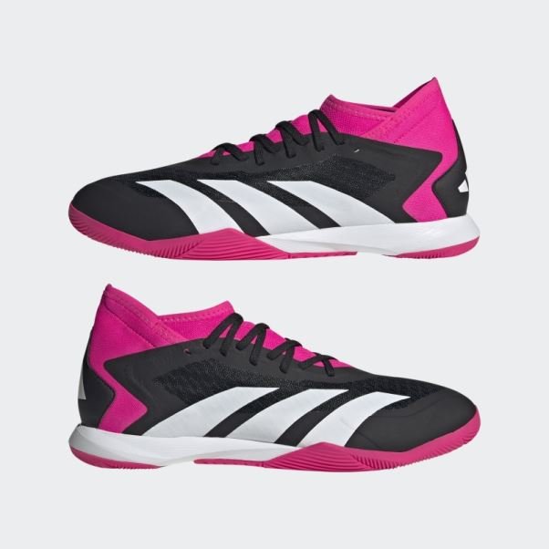 Adidas Predator Precision.3 Chaussures De Foot En Salle Roses