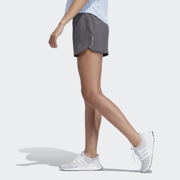 Short De Course Adidas Gris