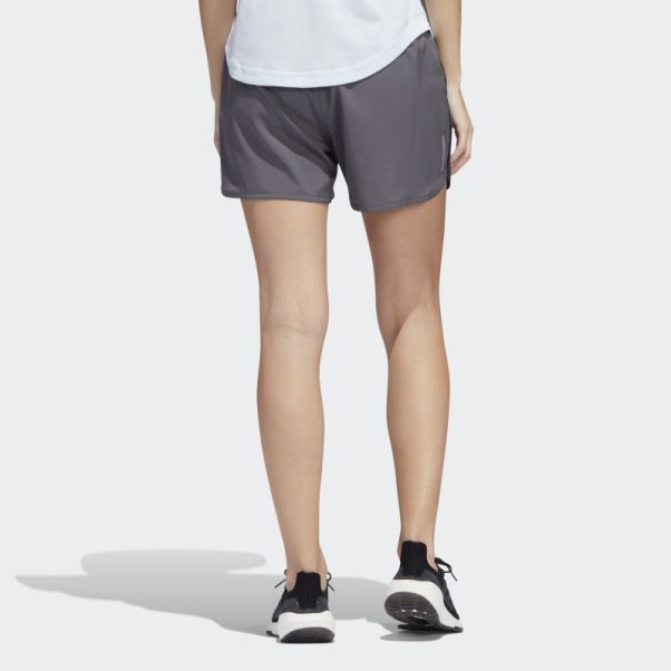 Short De Course Adidas Gris