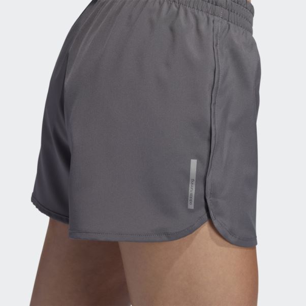 Short De Course Adidas Gris