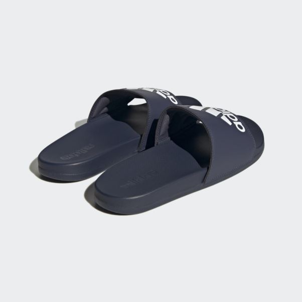 Adidas Adilette Confort Slides Bleu Marine