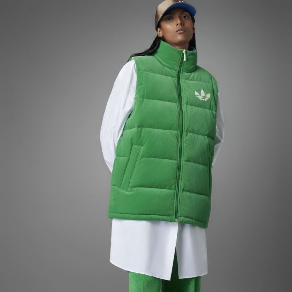 Adidas Vert Adicolor 70s Velours Gilet