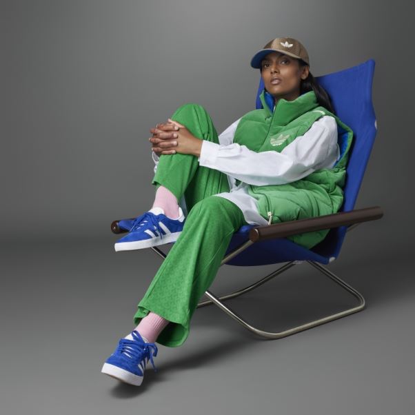 Adidas Vert Adicolor 70s Velours Gilet