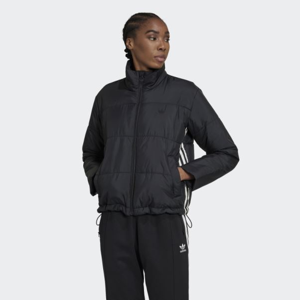 Doudoune Courte Adidas Noir