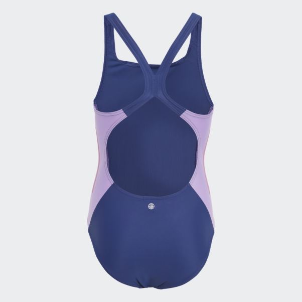Maillot De Bain Coupe 3 Bandes Adidas Victoire Bleu