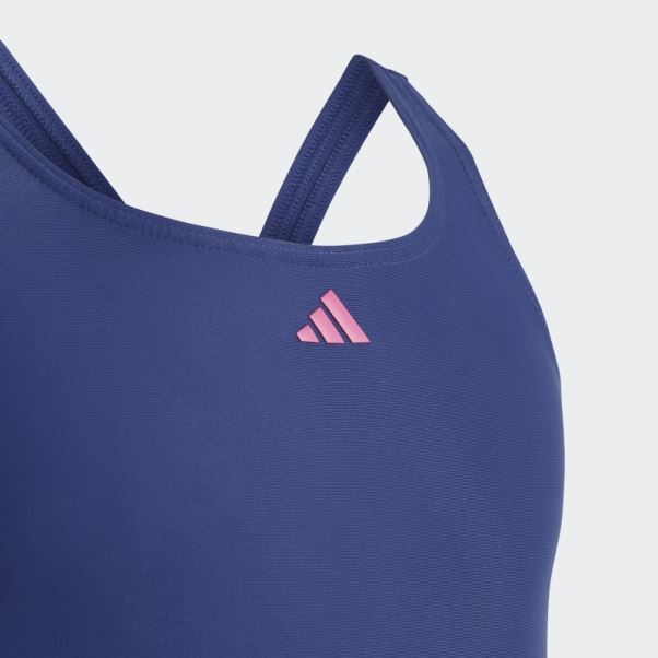 Maillot De Bain Coupe 3 Bandes Adidas Victoire Bleu