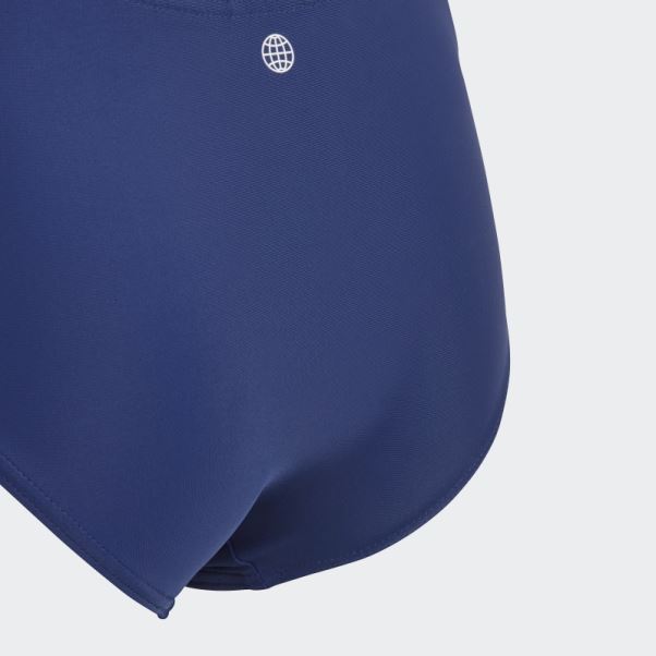 Maillot De Bain Coupe 3 Bandes Adidas Victoire Bleu