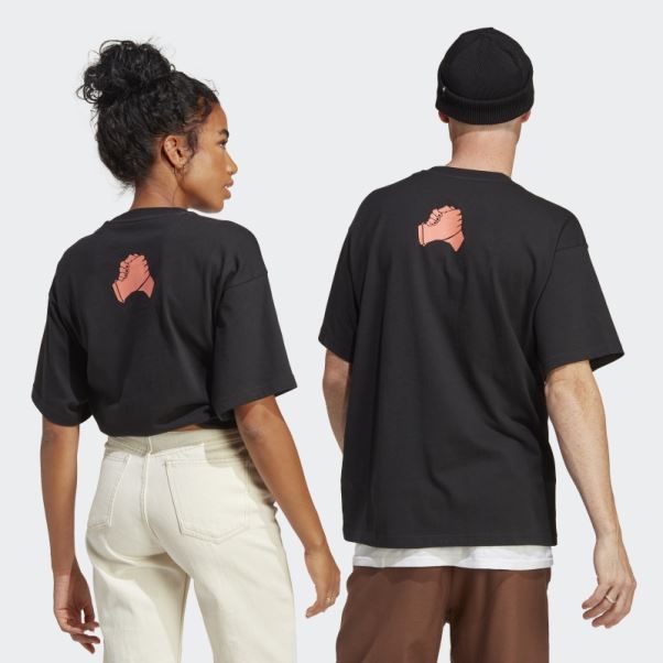 T-shirt Graphique Adidas Noir