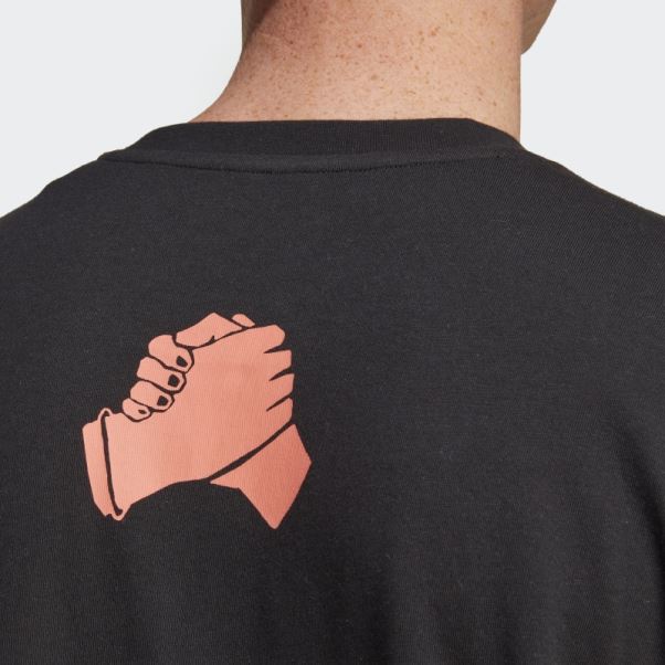 T-shirt Graphique Adidas Noir