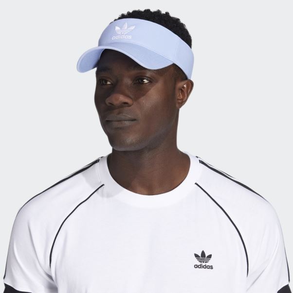 Visière Adidas Sergé Bleu Aube