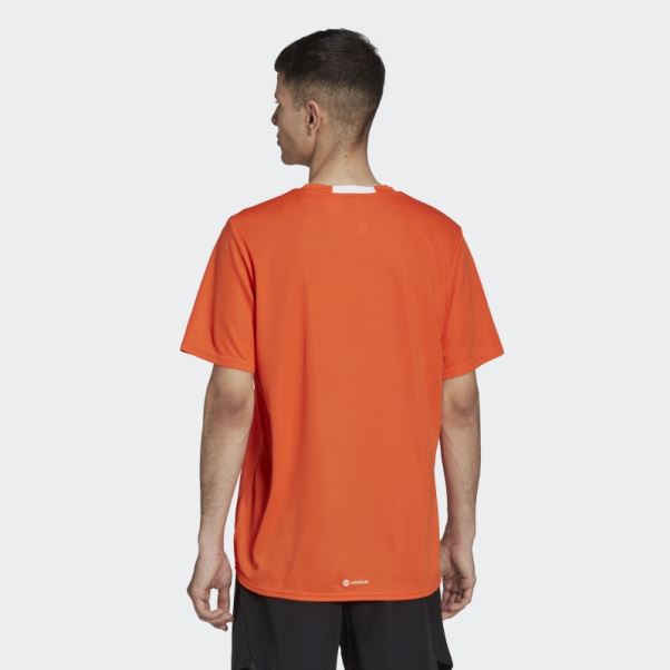 Aeroready Conçu Pour Le Mouvement T-shirt Orange Adidas