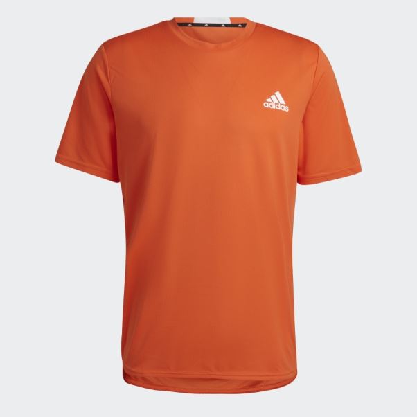 Aeroready Conçu Pour Le Mouvement T-shirt Orange Adidas