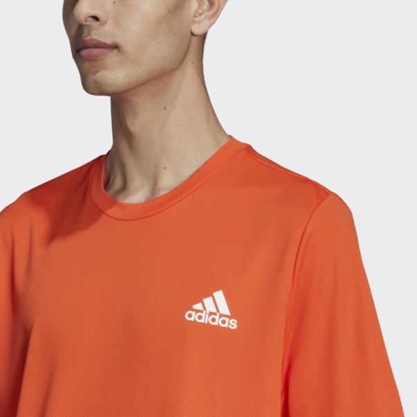 Aeroready Conçu Pour Le Mouvement T-shirt Orange Adidas