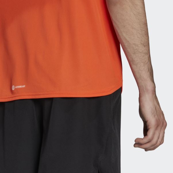 Aeroready Conçu Pour Le Mouvement T-shirt Orange Adidas