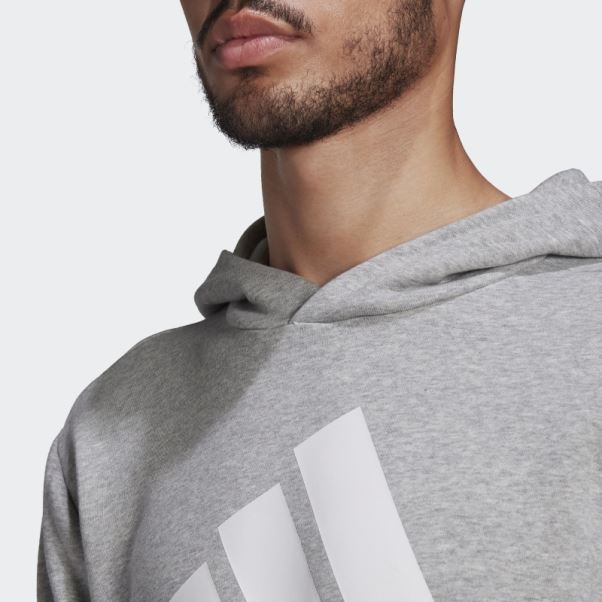 Adidas Sweat à Capuche Future Icons Gris Moyen