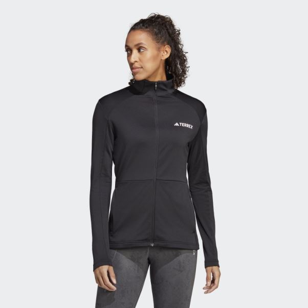 Veste Polaire Adidas Terrex Multi Full-zip Noir