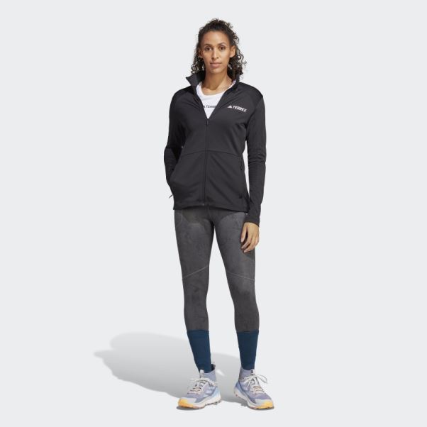 Veste Polaire Terrex Multi Full-zip Adidas Noir