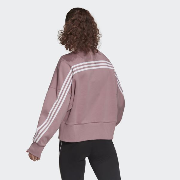 Sweat à 3 Bandes Future Icons Mauve Adidas