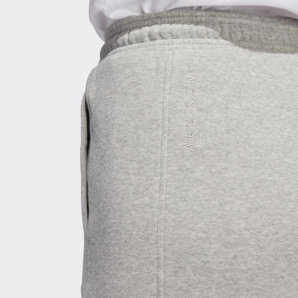 Pantalon Large En Polaire All Szn Gris Moyen Adidas