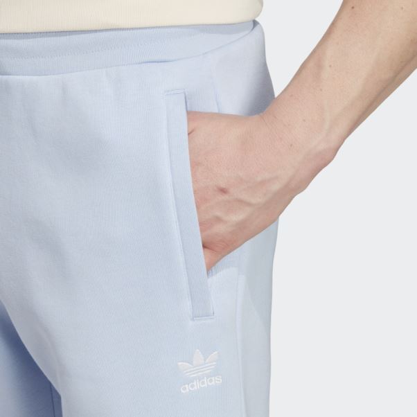 Pantalon Adidas Trefoil Essentials Bleu Aube