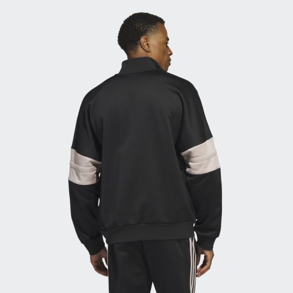 Veste D'échauffement Basket Adidas Noir