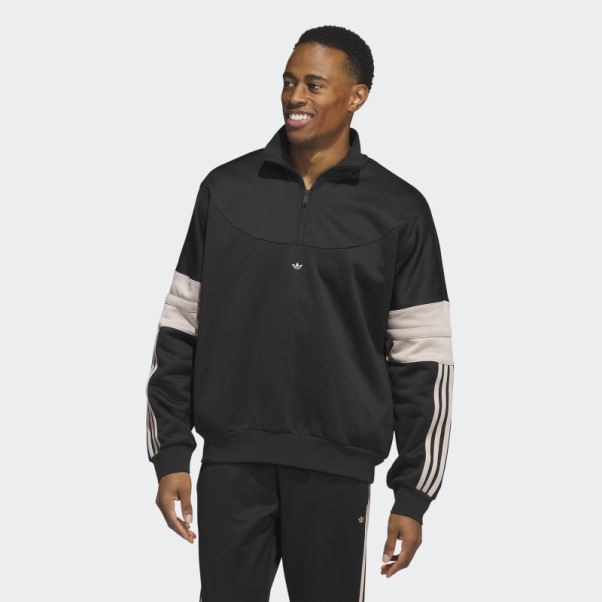 Survêtement D'échauffement Basketball Noir Adidas