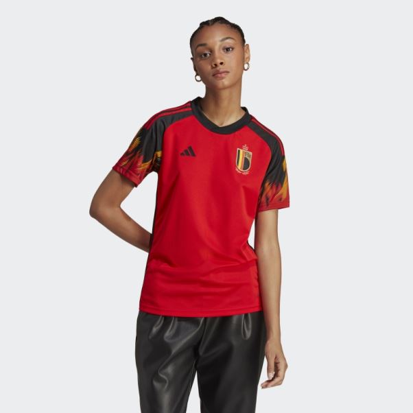Maillot Domicile Adidas Belgium 22 Noir Chaud