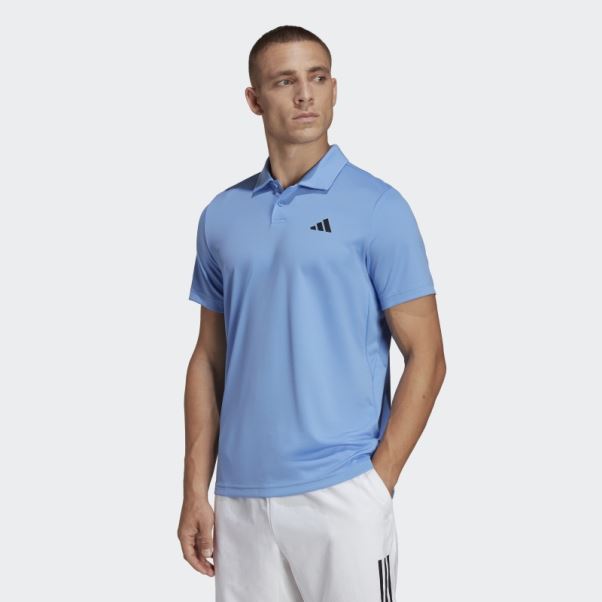 Polo De Tennis Adidas Heat.rdy Bleu