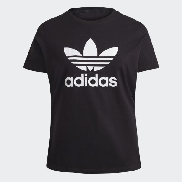 T-shirt Adicolor Classics Trefoil (taille Plus) Noir Adidas
