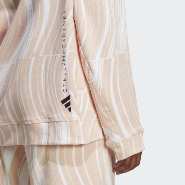Sweat Graphique Adidas By Stella Mccartney Truecasuals Rose Poudré