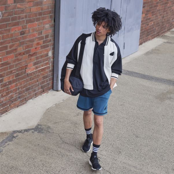 Blouson Aviateur Imprimé Blanc Adidas (non Genré)